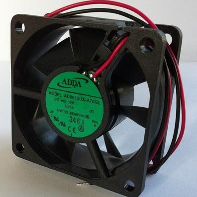 Original ADDA AD0612UX-A70GL Cooling Fan 12V 0.35A 4.2W 2wires AD0612UX-A70GL Fans